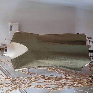 MATCH POINT USA 100% Linen Tank SZ S